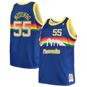 Fácil de llevar Resistente Maravilloso Dikembe Mutombo Denver Nuggets 1991/92 Big & Tall Hardwood Classics Swingman Jersey Royal  para la gran final