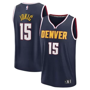 Perfecto Clásico Delicioso Nikola Jokic Denver Nuggets Youth Fast Break Replica Player Jersey Icon Edition Navy  para la gran final