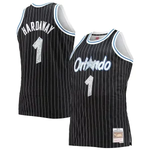 Fácil de llevar Delicioso Penny Hardaway Orlando Magic Big & Tall 1994/95 NBA 75th Anniversary Diamond Swingman Jersey Black  para la gran final
