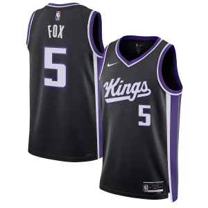 Delicioso Magnífico De'Aaron Fox Sacramento Kings Nike Unisex Swingman Jersey Association Edition Black  para la gran final