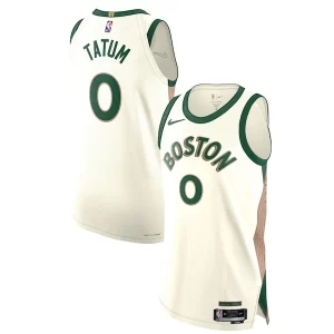 Fantástico Atractivo Increíble Nike Jayson Tatum Boston Celtics Authentic Jersey City Edition White  para la gran final