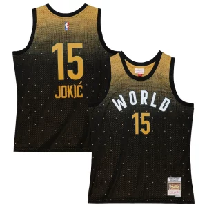 Atractivo Nikola Jokic Team World 2016 Hardwood Classics Rising Stars Swingman Jersey Black  para la gran final