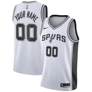 Sofisticado Delicioso Exquisito San Antonio Spurs Nike Custom Swingman Jersey White Association Edition  para la gran final