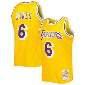 Práctico Maravilloso Sofisticado Eddie Jones Los Angeles Lakers 1996/97 Hardwood Classics Swingman Jersey Gold  para la gran final