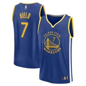 Original Buddy Hield Golden State Warriors Fast Break Replica Player Jersey Icon Edition Royal  para la gran final