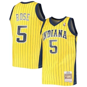 Ideal Jalen Rose Indiana Pacers 1999/00 Hardwood Classics Swingman Jersey Gold  para la gran final