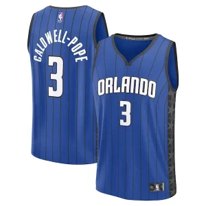 Exquisito Elegante Robusto Kentavious Caldwell Pope Orlando Magic Fast Break Replica Player Jersey Statement Edition Blue  para la gran final
