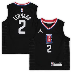 Único Resistente Clásico Kawhi Leonard LA Clippers Jordan Brand Preschool 2020/21 Fast Break Replica Jersey Statement Edition Black  para la gran final