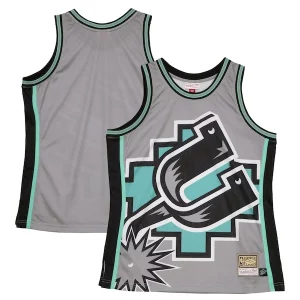 Comodo Moderno Robusto San Antonio Spurs Hardwood Classics Blown Out Fashion Jersey Gray  para la gran final