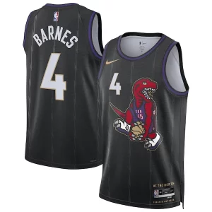 Maravilloso Scottie Barnes Toronto Raptors Nike Unisex 2024/25 Swingman Player Jersey City Edition Black  para la gran final