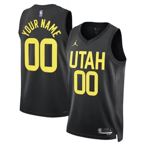 Atractivo Utah Jazz Jordan Brand Unisex 2022/23 Swingman Custom Jersey Statement Edition Black  para la gran final