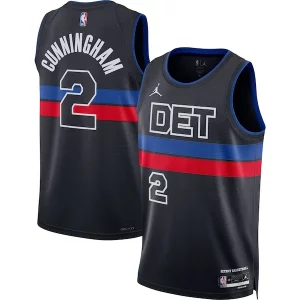 Clásico Cade Cunningham Detroit Pistons Jordan Brand Unisex Swingman Jersey Statement Edition Black  para la gran final