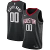 Magnífico Versátil Clásico Houston Rockets Nike Swingman Custom Jersey Black Statement Edition  para la gran final
