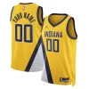 Elegante Indiana Pacers Jordan Brand Unisex 2022/23 Swingman Custom Jersey Statement Edition Yellow  para la gran final