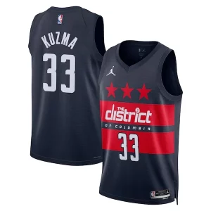 Maravilloso Kyle Kuzma Washington Wizards Jordan Brand Unisex 2024/25 Swingman Jersey Statement Edition Navy  para la gran final
