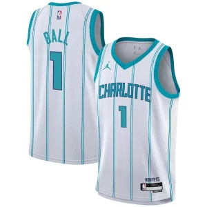 Clásico Estupendo LaMelo Ball Charlotte Hornets Nike Youth Swingman Jersey Association Edition White  para la gran final