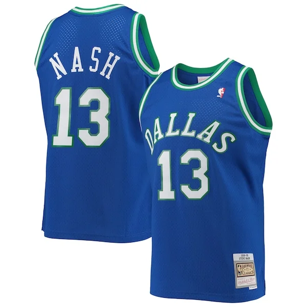 Atractivo Perfecto Steve Nash Dallas Mavericks 1998/99 Hardwood Classics Swingman Jersey Blue para la gran final