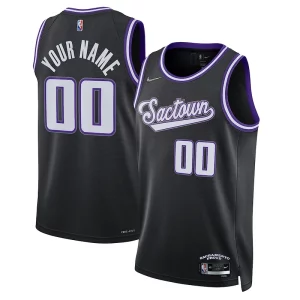 Clásico Robusto Moderno Sacramento Kings Nike 2021/22 Swingman Custom Jersey City Edition Black  para la gran final