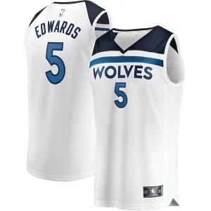 Encantador Anthony Edwards Minnesota Timberwolves Youth Fast Break Replica Player Jersey Association Edition White  para la gran final
