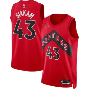 Duradero Comodo Pascal Siakam Toronto Raptors Nike 2021/22 Diamond Swingman Jersey Icon Edition Red  para la gran final