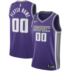 Único Fantástico Sacramento Kings Nike Swingman Custom Jersey Purple Icon Edition  para la gran final