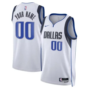 Increíble Bonito Dallas Mavericks Nike Unisex Swingman Custom Jersey White Association Edition  para la gran final