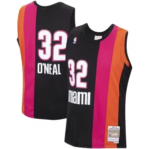 Cool Elegante Chulo Shaquille O'Neal Miami Heat 2005/06 Hardwood Classics Swingman Jersey Black  para la gran final